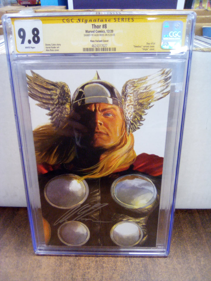 Thor #8 (2020) Timeless Variant CGC 9.8 Signed by Alex Ross
