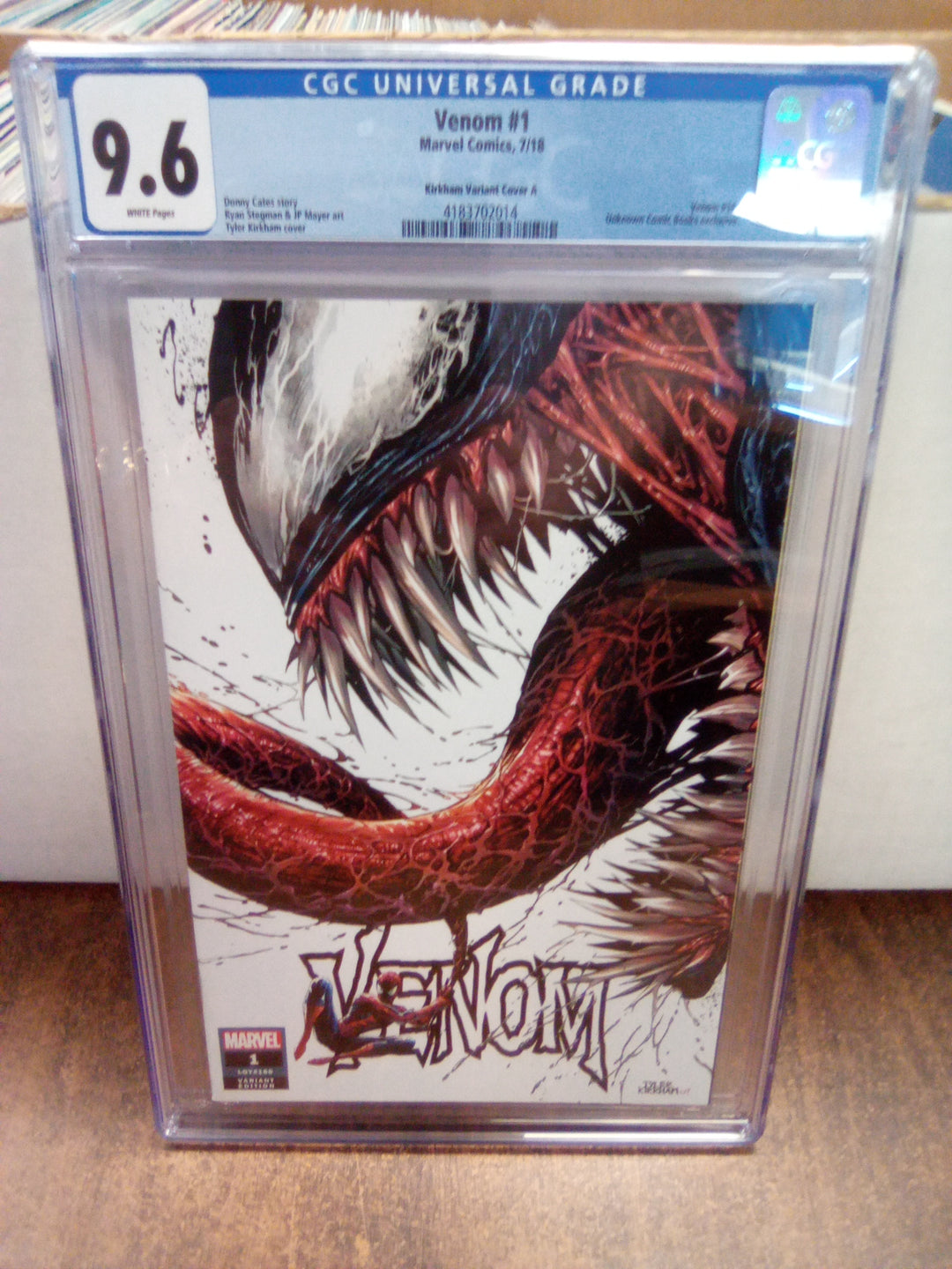 Venom #1 (2018) Kirkham Variant A CGC 9.6