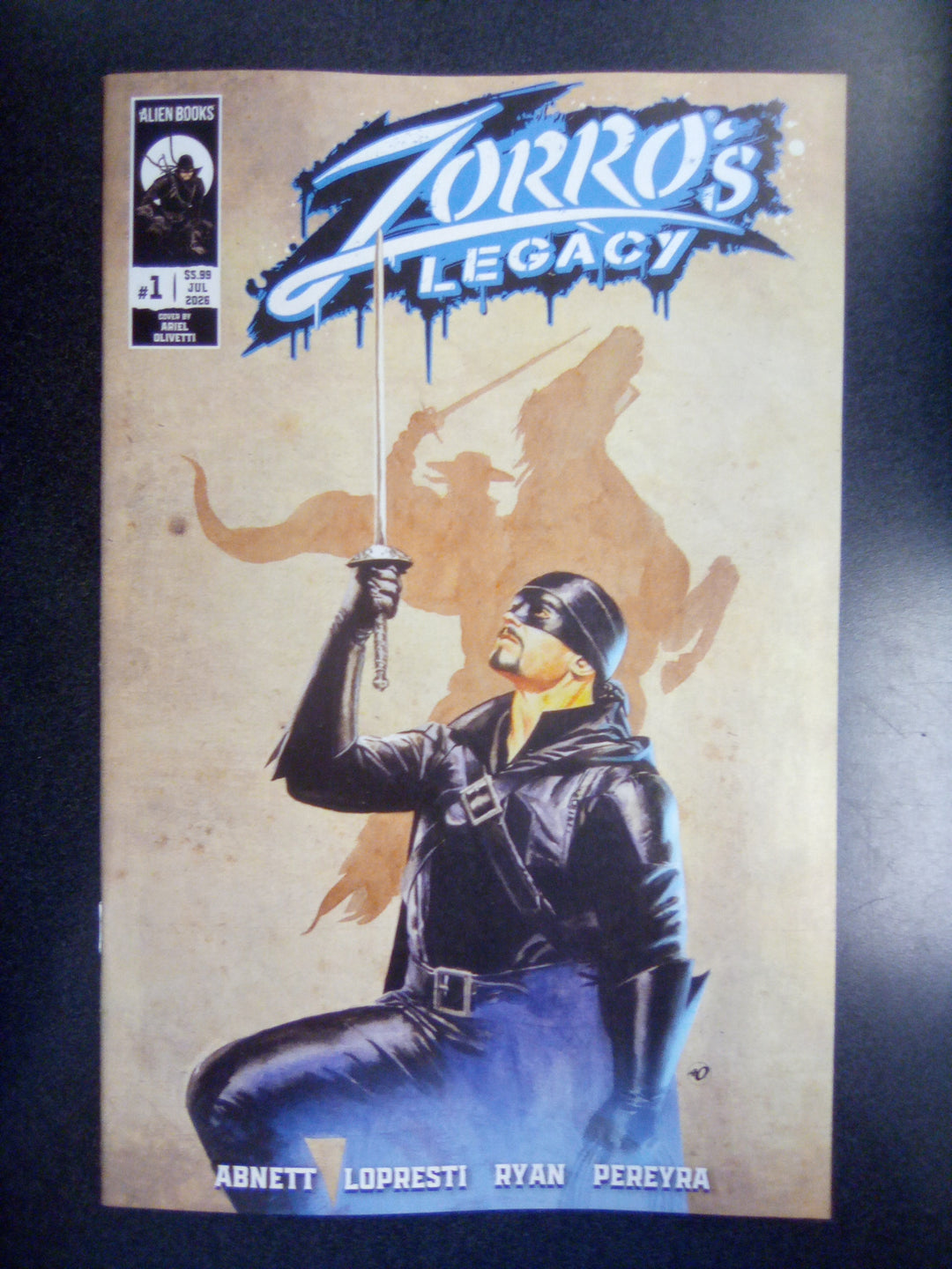 Zorro's Legacy #1 Variant Ri (15) (Olivetti)