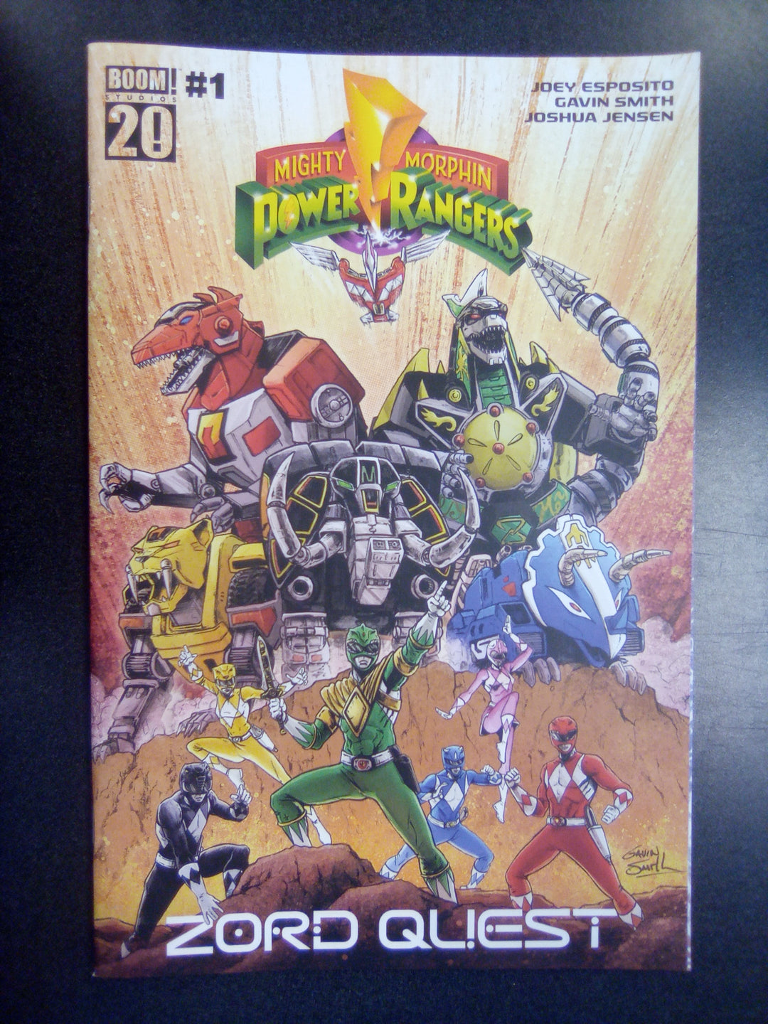 Mighty Morphin Power Rangers: Zord Quest #1 A Main (Dressed, Smith)