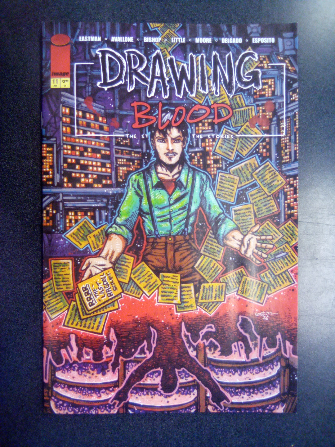 Drawing Blood #11 Cover A Kevin Eastman