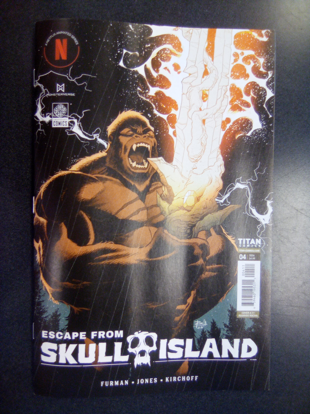 Escape From Skull Island #4 Cover A Rodrigo Rocha