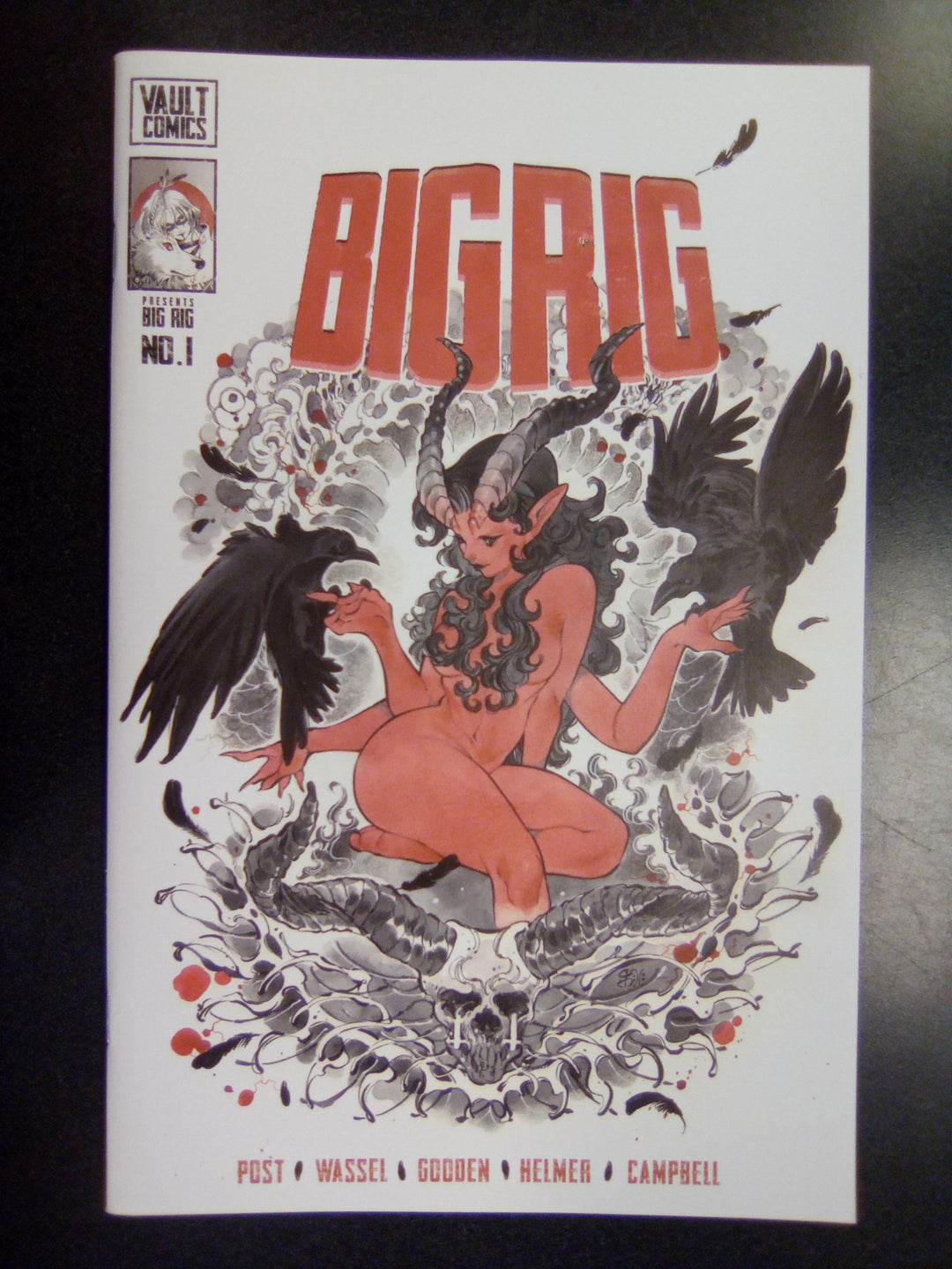 Post Malone's Big Rig #1 Cover I Peach Momoko Variant