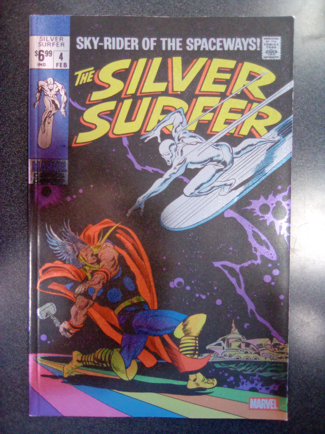 Silver Surfer #4 Facsimile Edition Foil Variant