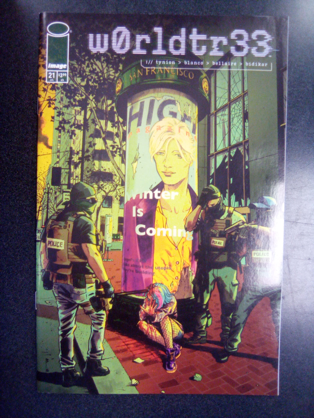 W0Rldtr33 #21 Cover A Fernando Blanco