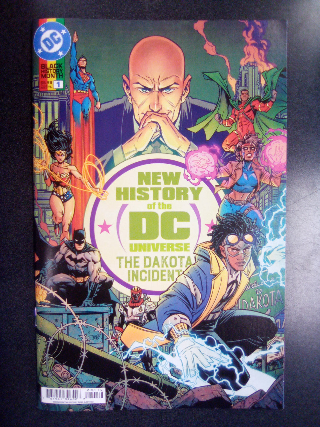 New History Of The DC Universe The Dakota Incident #1 (One Shot) 2nd Print Cover A Diego Olortegui