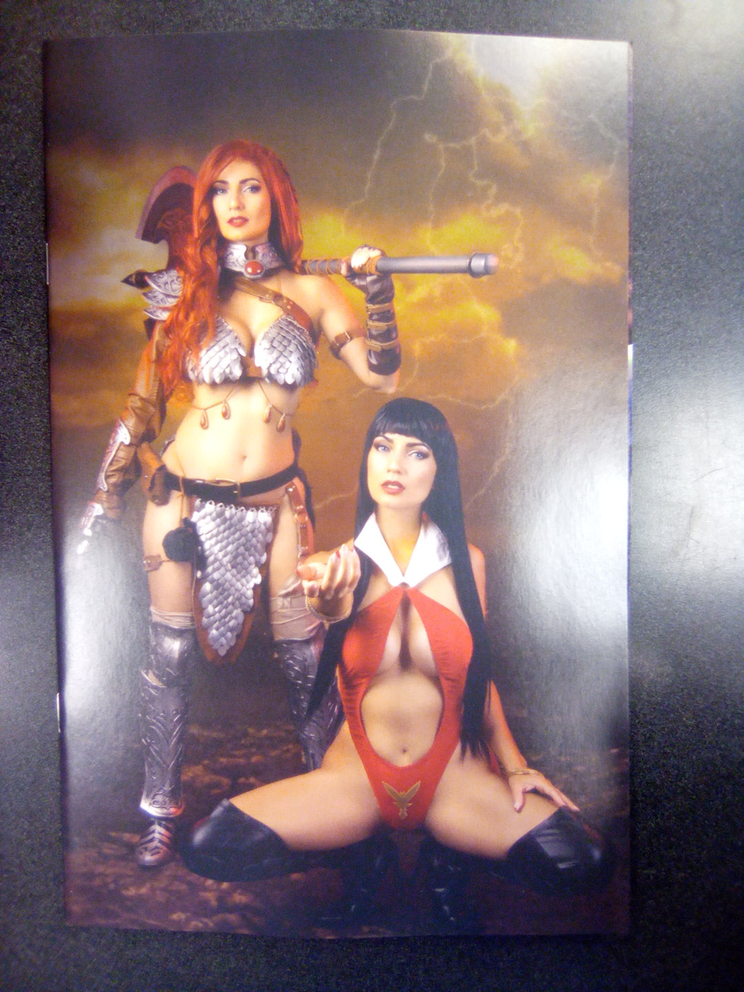 Vampirella vs Red Sonja Red City #1 Cover I Inc 1:15 Cosplay Vampirella And Red Sonja Ivycosplay Full Art Variant