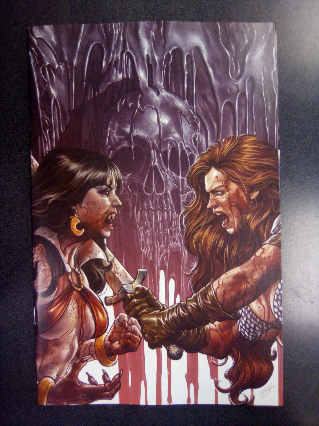Vampirella vs Red Sonja Red City #1 Cover J Inc 1:15 Diego Yapur Full Art Variant