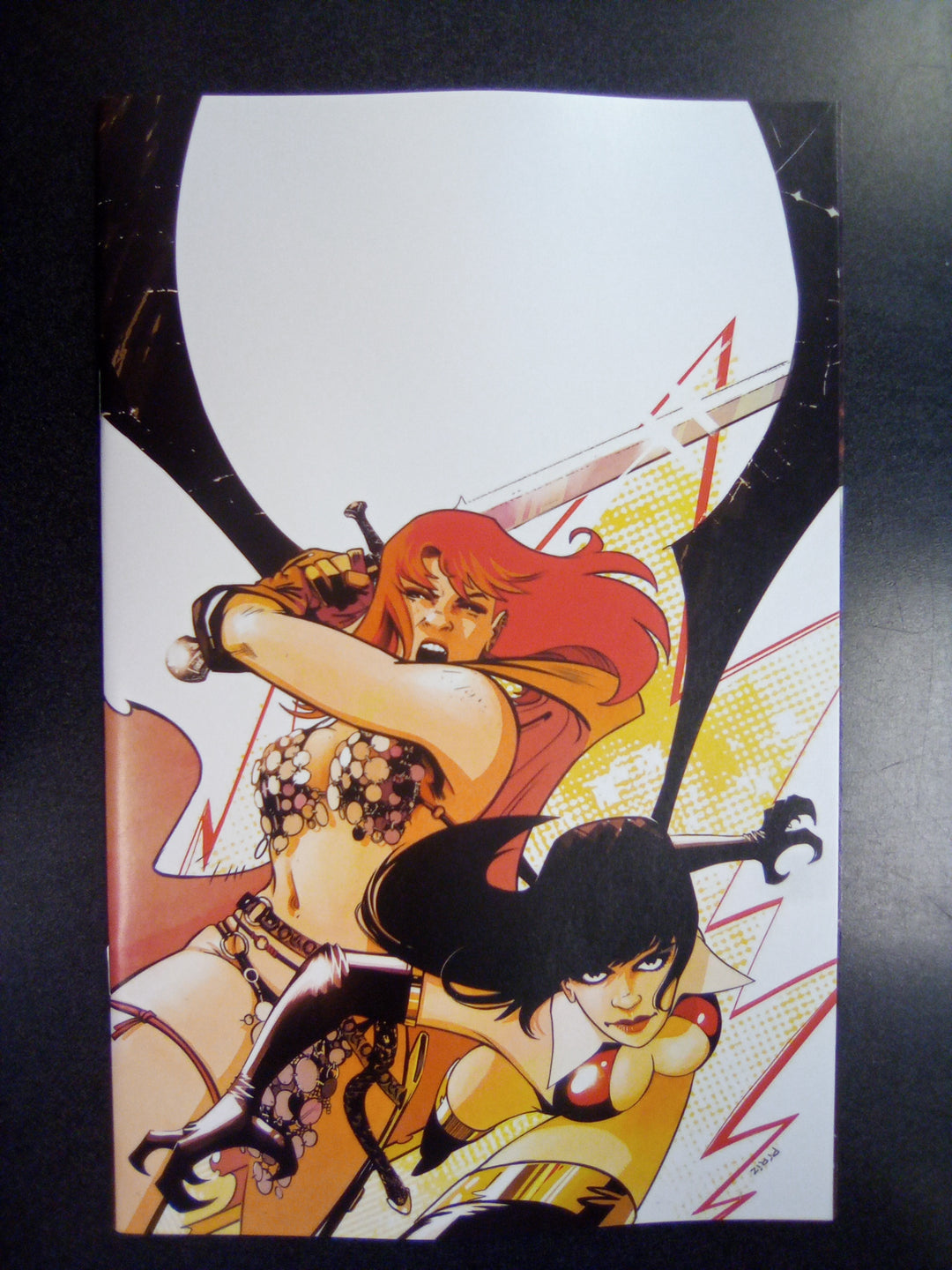 Vampirella vs Red Sonja Red City #1 Cover K Inc 1:20 Sebastian Piriz Full Art Variant