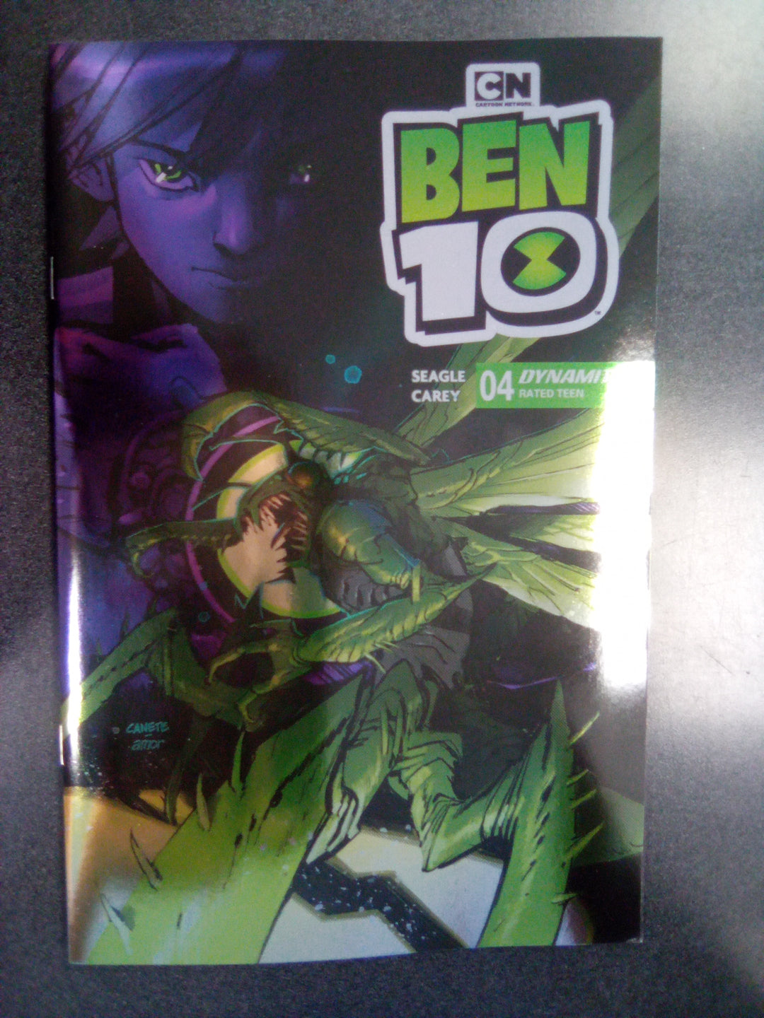 Ben 10 #4 Cover R Inc 1:7 Eric Canete Foil Variant