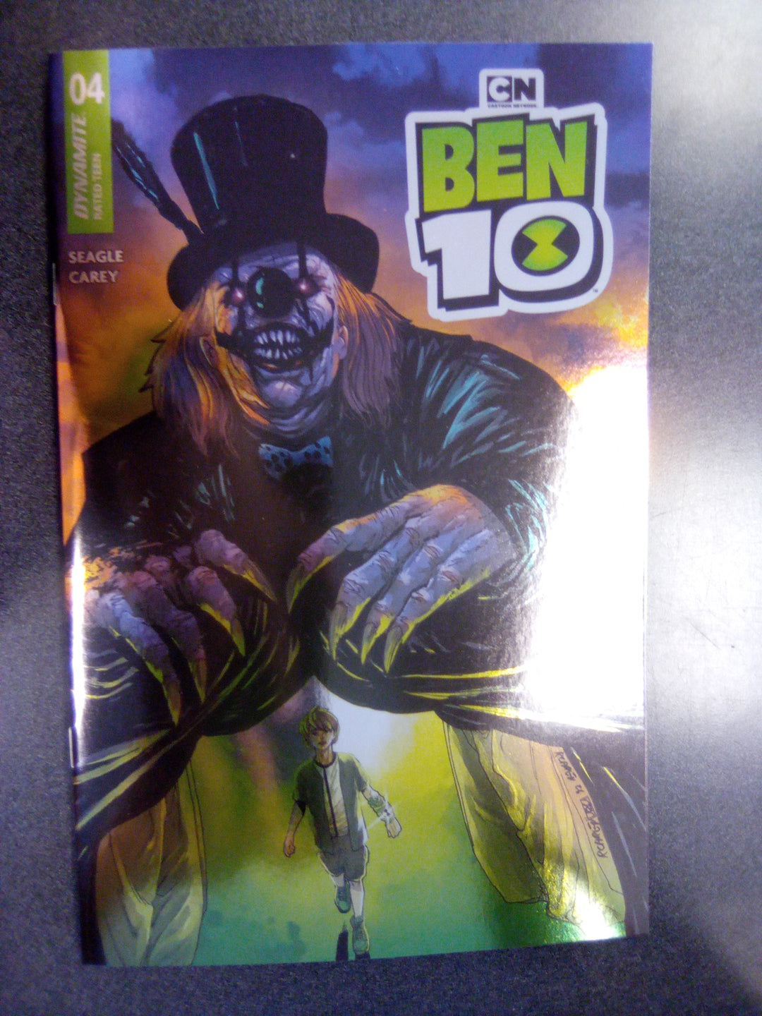 Ben 10 #4 Cover O Robert Carey Foil Variant