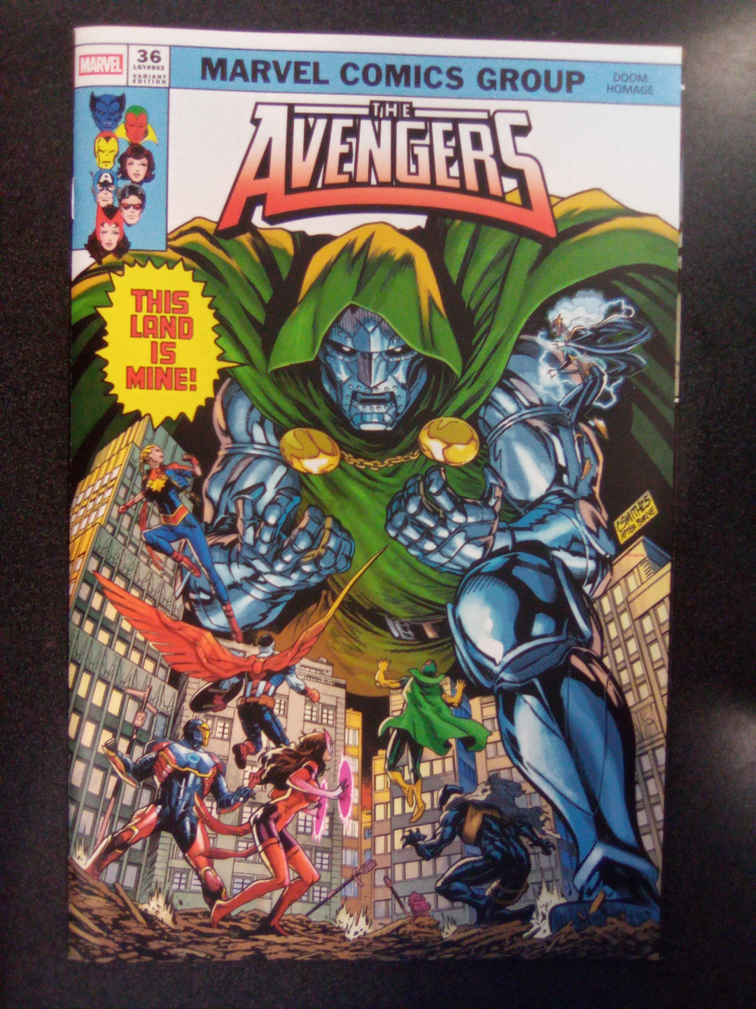 Avengers #36 Cory Smith Doom Homage Variant