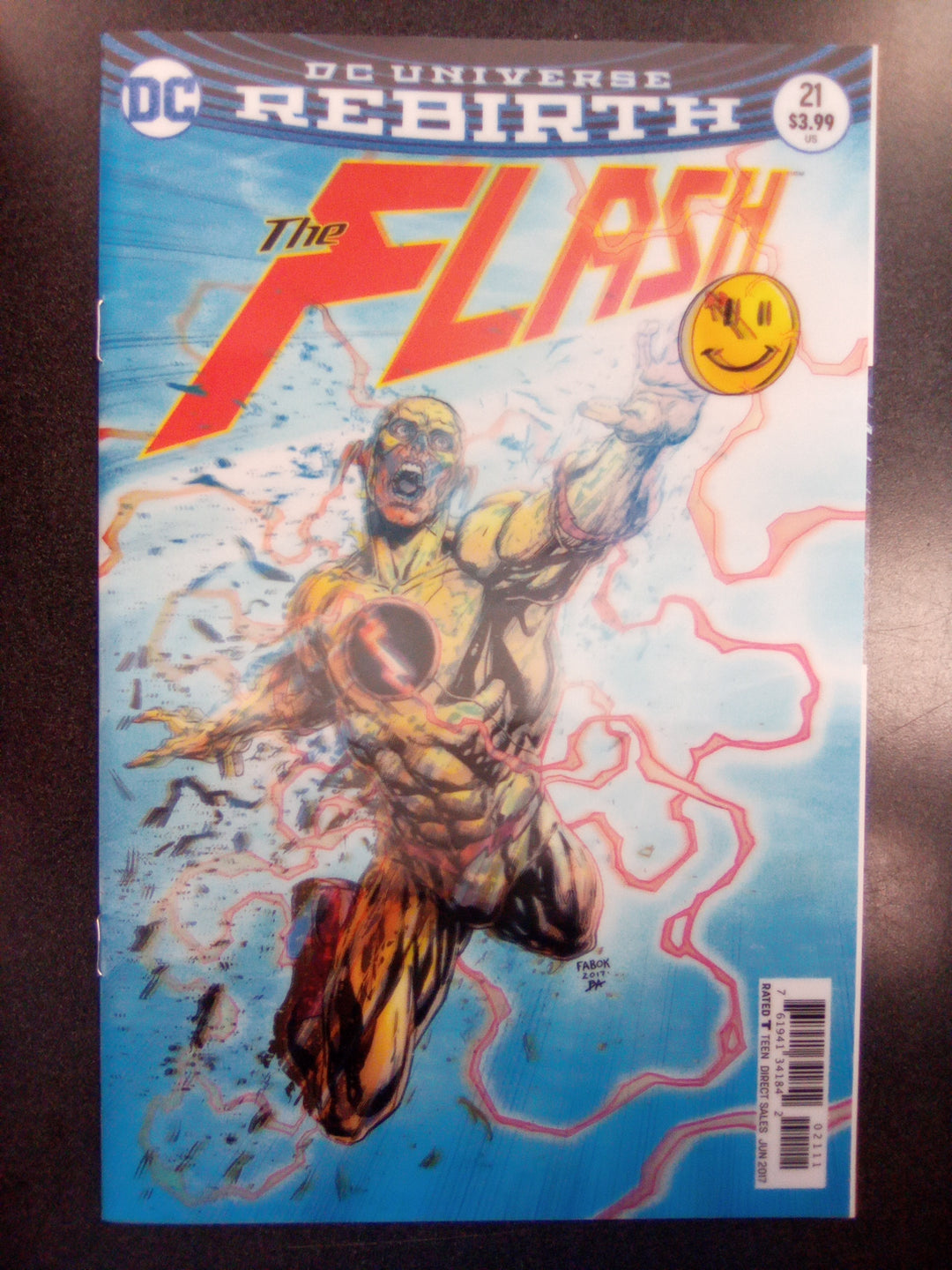 The Flash #21 (2017) Lenticular Cover