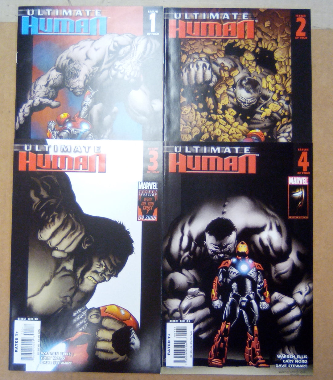 Ultimate Human (2008) #1 - 4 Set VF/NM