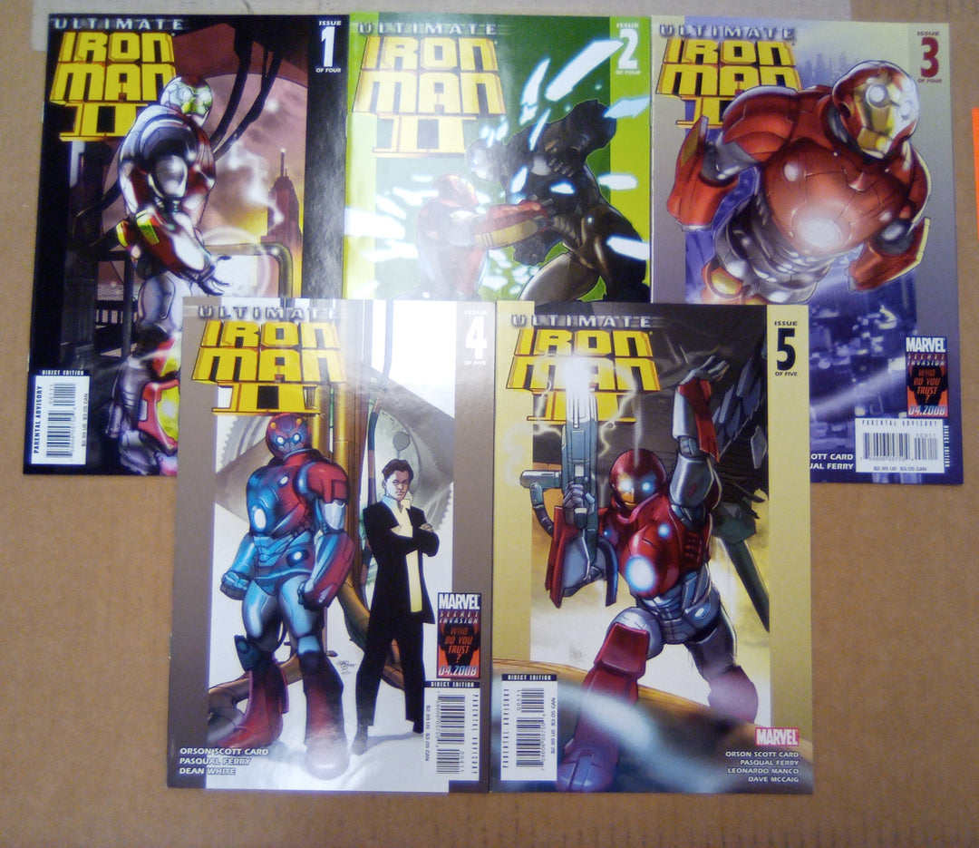 Ultimate Iron Man II (2008) #1 - 5 Set VF/NM