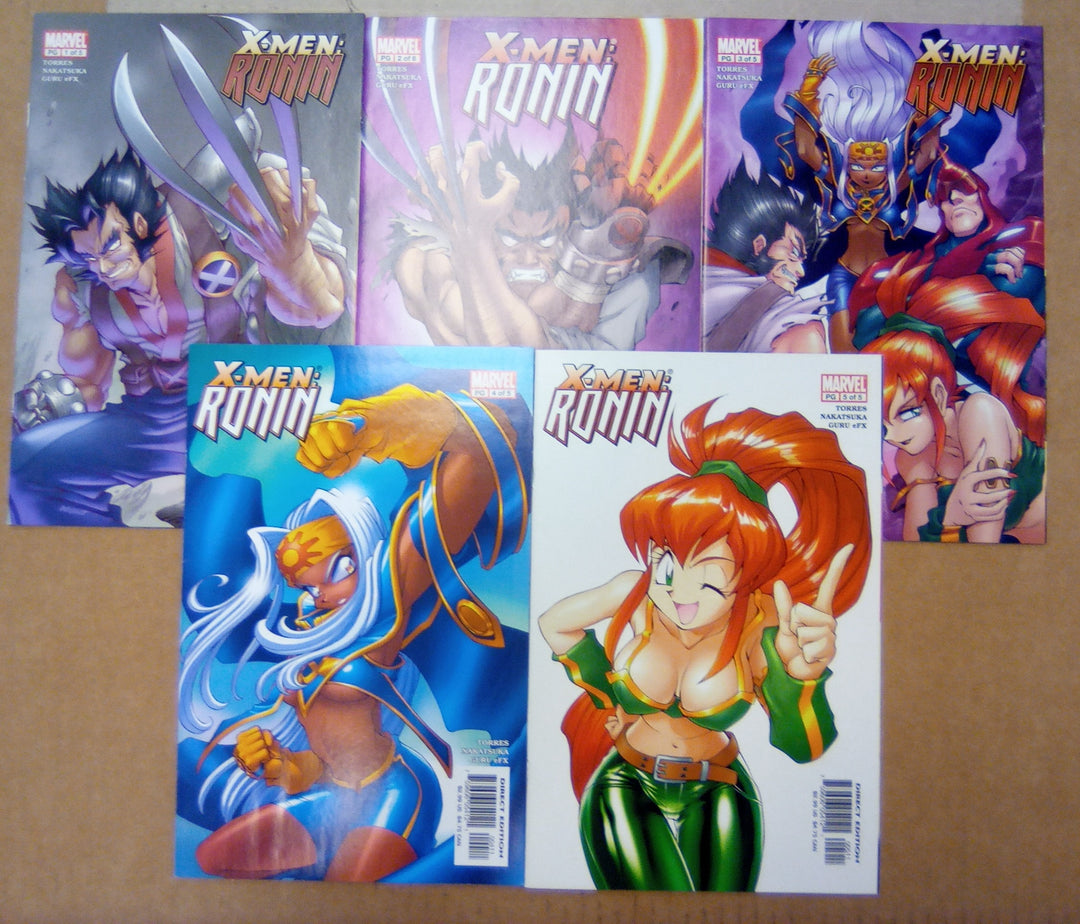 X-Men Ronin (2003) #1 - 5 Set VF/NM