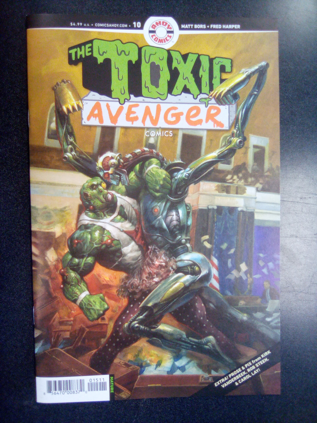 Toxic Avenger Comics #10 Cover A Fred Harper (Mature)