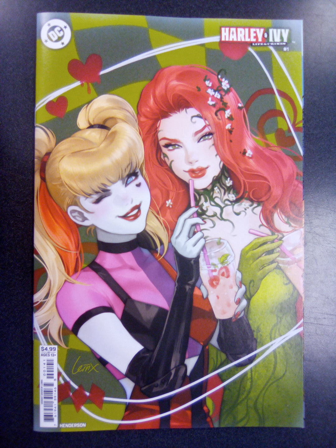 Harley And Ivy Life And Crimes #1 (Of 6) Cover D Lesley Leirix Li Card Stock Variant