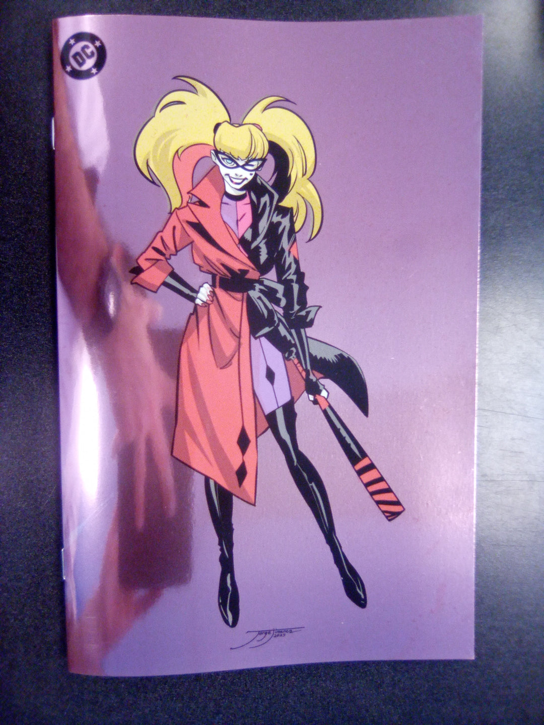 Harley Quinn #60 Cover G Jorge Jimenez Corner Box Spot Foil Variant