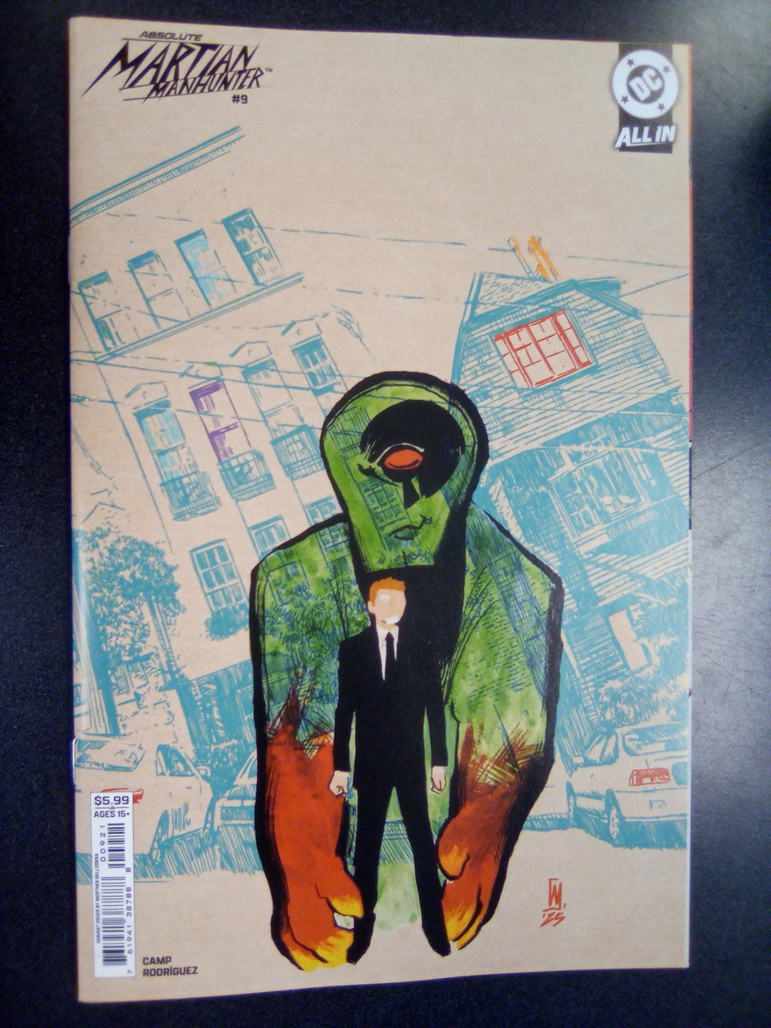 Absolute Martian Manhunter #9 Cover B Werther Dell Edera Card Stock Variant