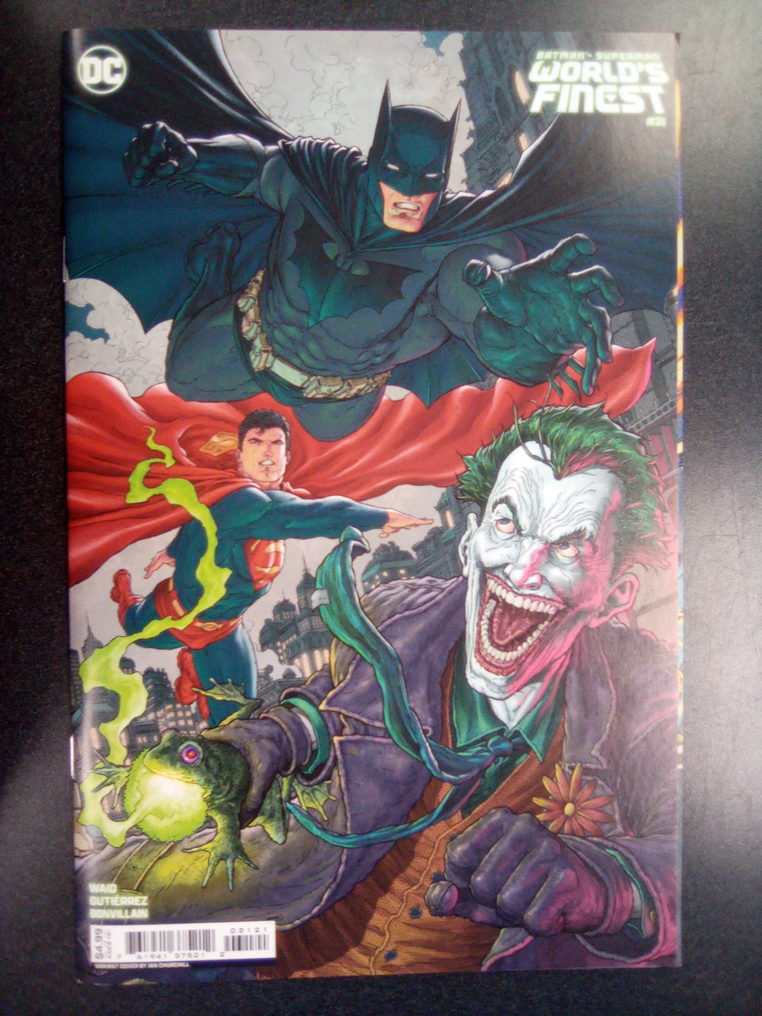Batman Superman Worlds Finest #31 Cover B Ian Churchill Card Stock Variant