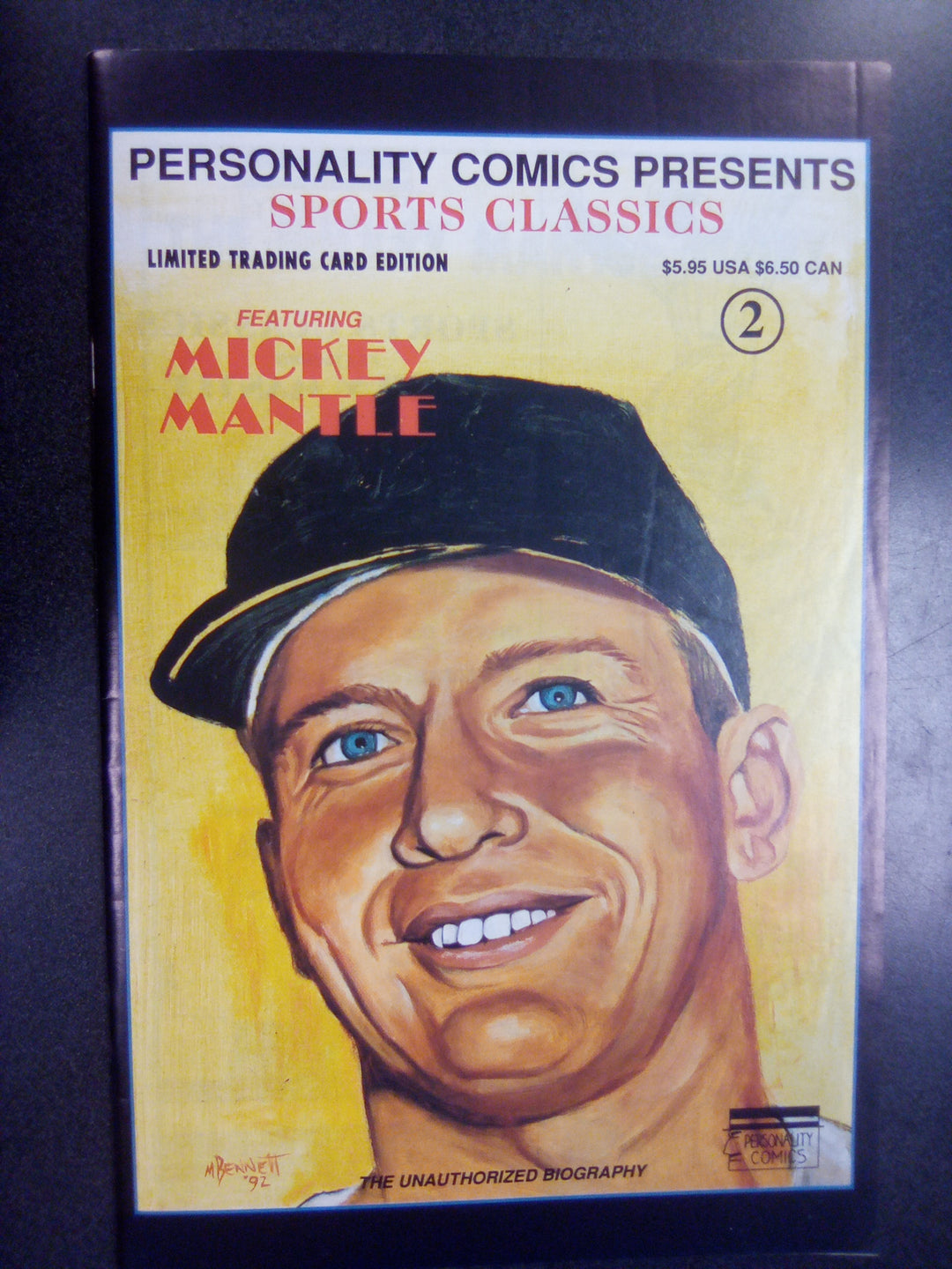Sports Classics #2 Featuring Mickey Mantle (1992) FN/VF