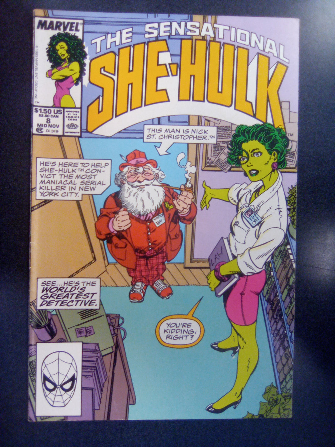 Sensational She-Hulk #8 (1989) NM-