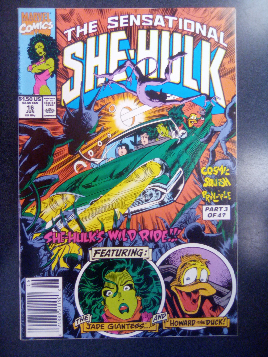 Sensational She-Hulk #16 (1990, Newsstand) VF/NM