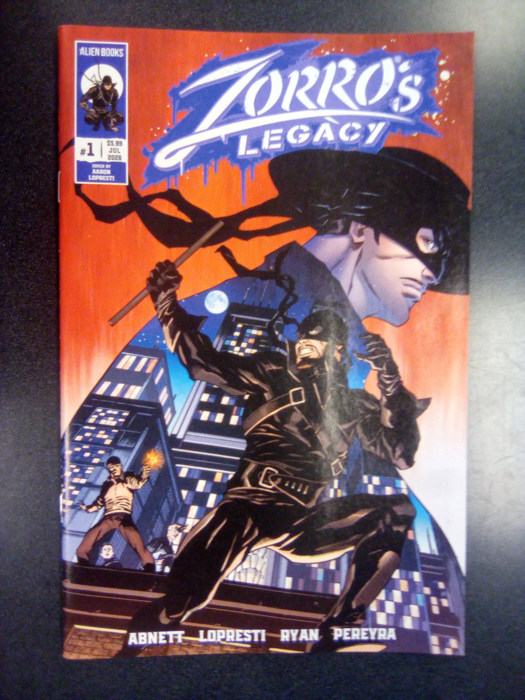 Zorro's Legacy #1 Cover A (Lopresti)