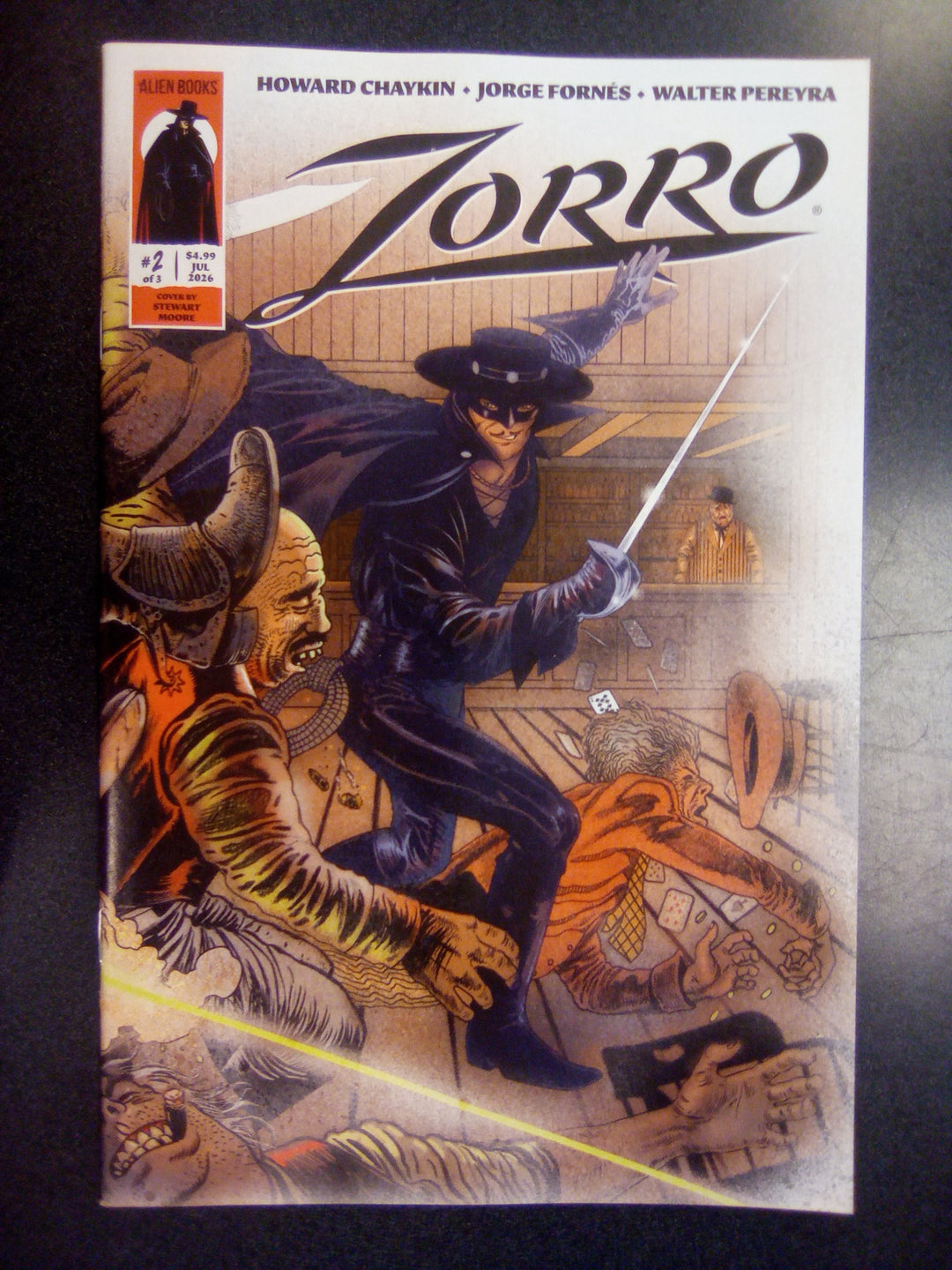 Zorro #2 Cover A (Moore Wraparound Variant)