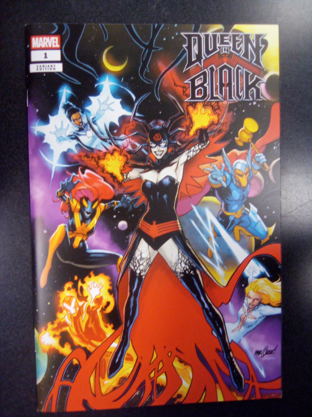 Queen In Black #1 (2026) Marquez Hela Connecting Variant NM