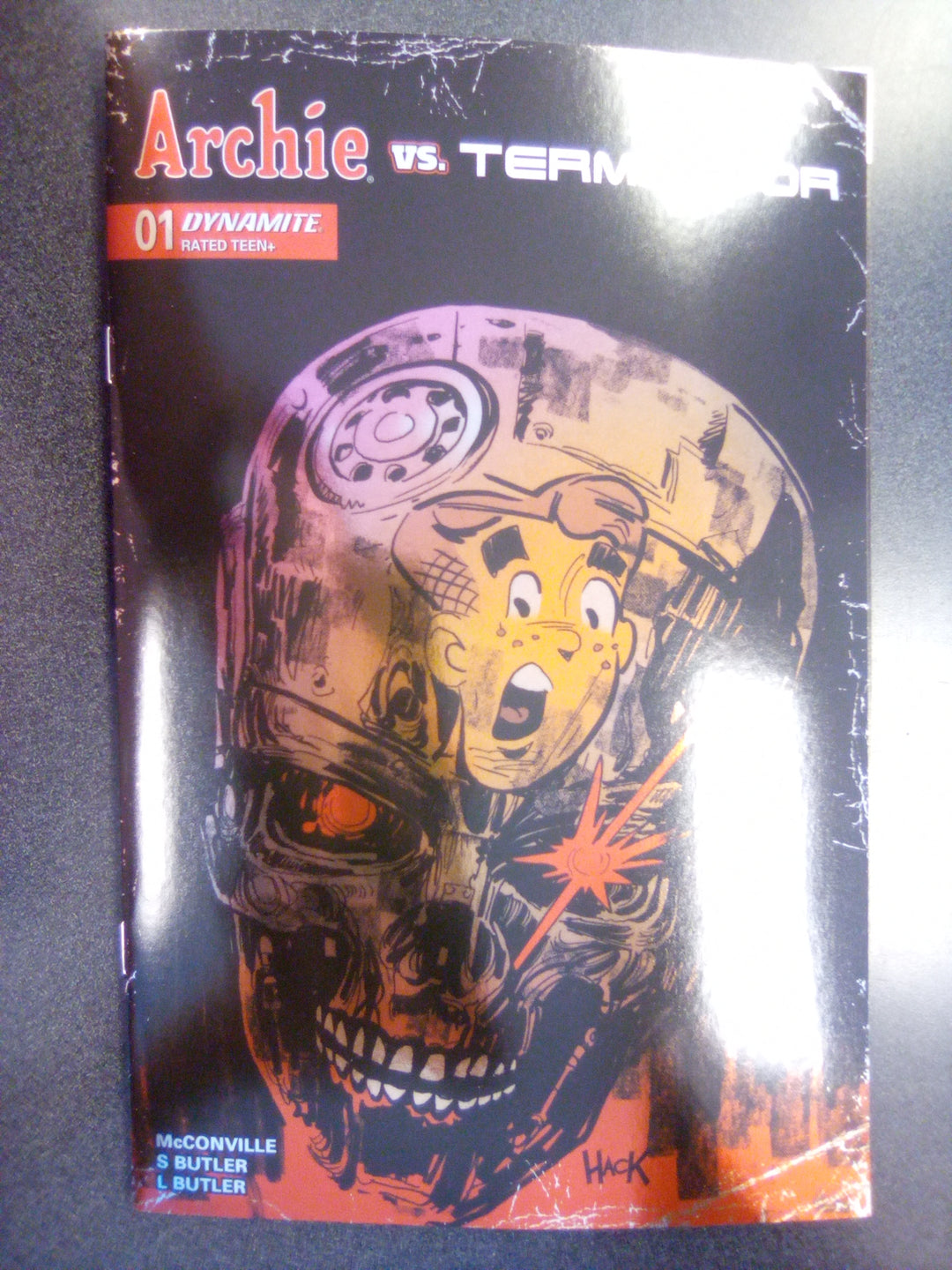 Archie vs The Terminator #1 Cover M 1 in 10 Robert Hack Foil Variant