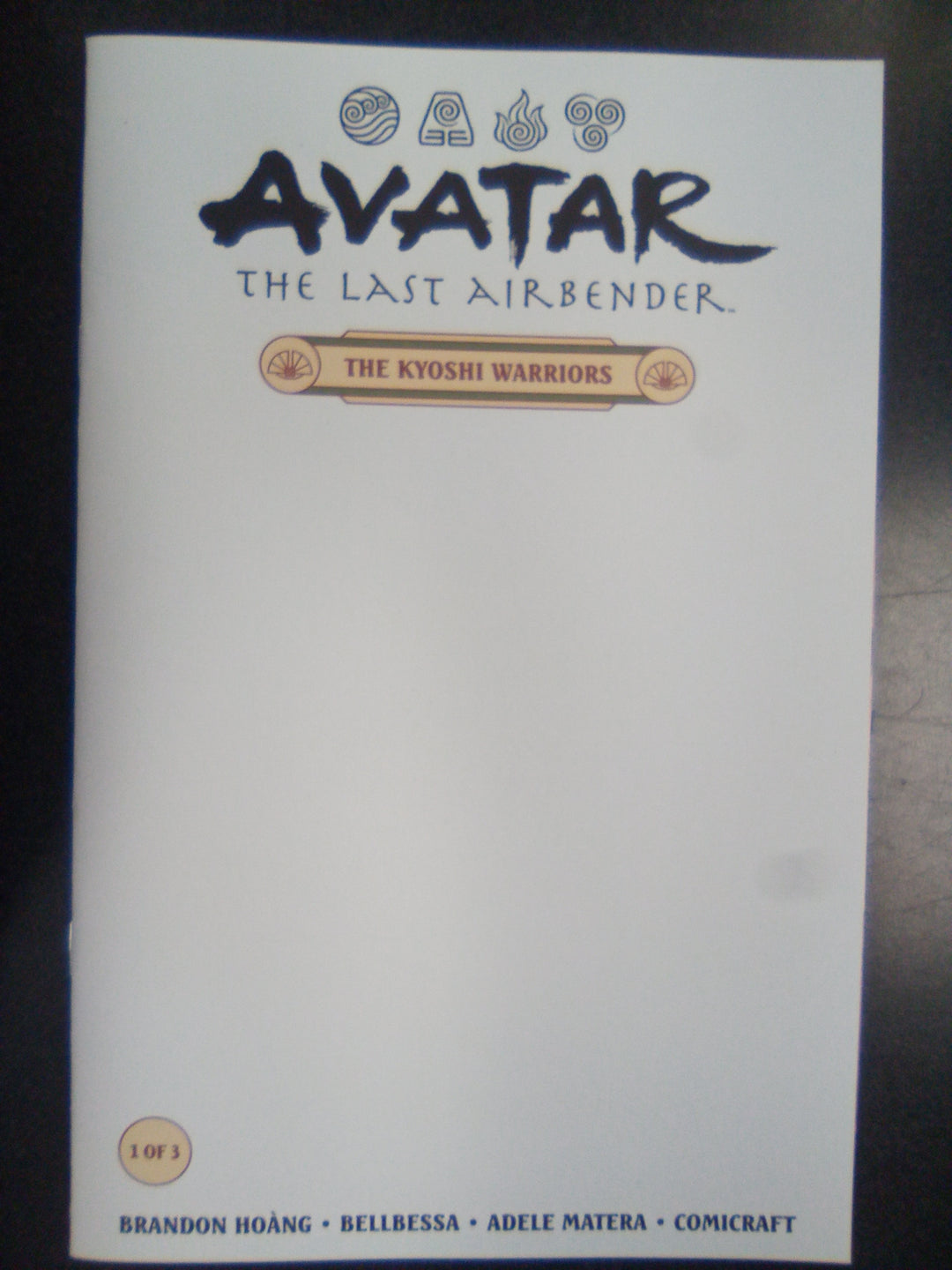 Avatar: The Last Airbender  The Kyoshi Warriors #1 (Cover B) (Blank Cover)