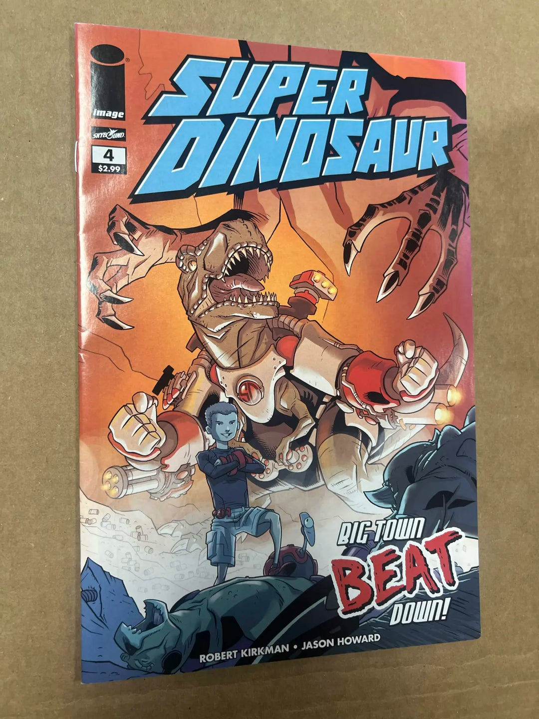 Super Dinosaur #4 - Image Comics - 2011