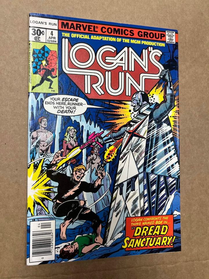 Logan's Run #4 Marvel Comic Movie Adaptation 1977