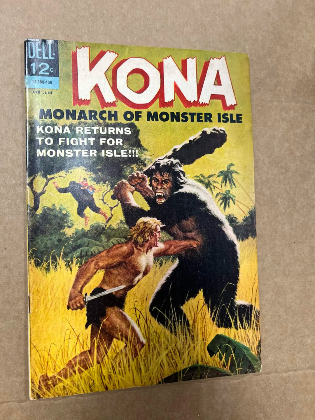 Kona Monarch of Monster Isle #10 Dell Comics 1964