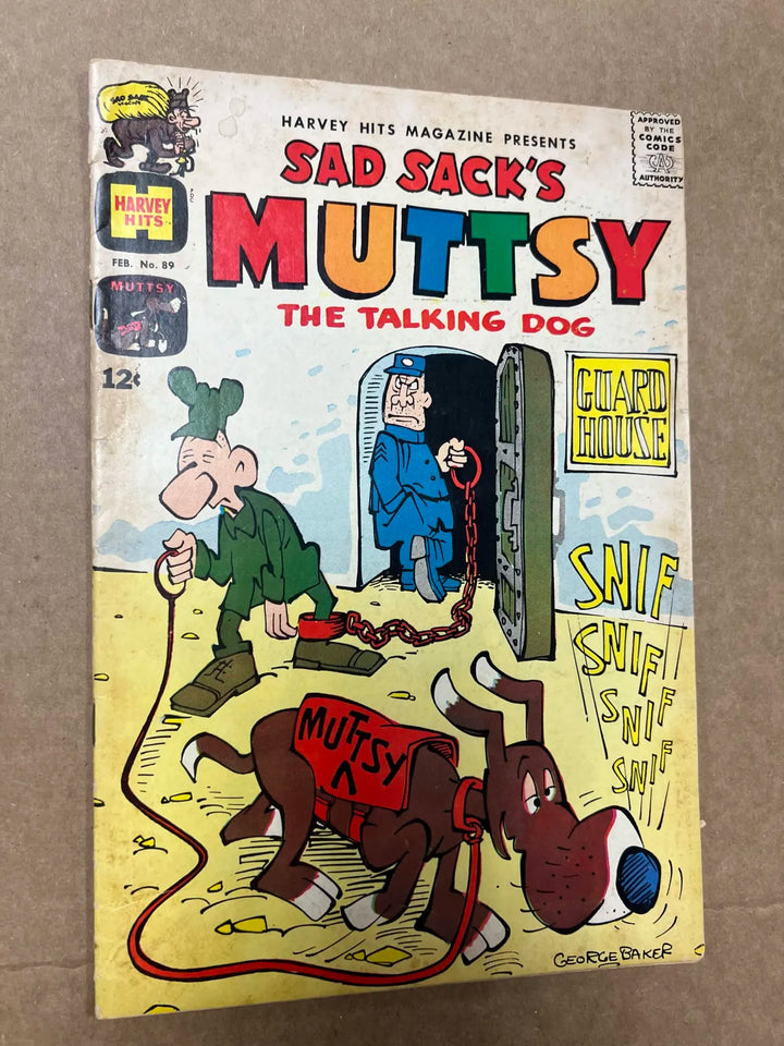 Sad Sack's Muttsy The Talking Dog #89 Harvey Hits 1964