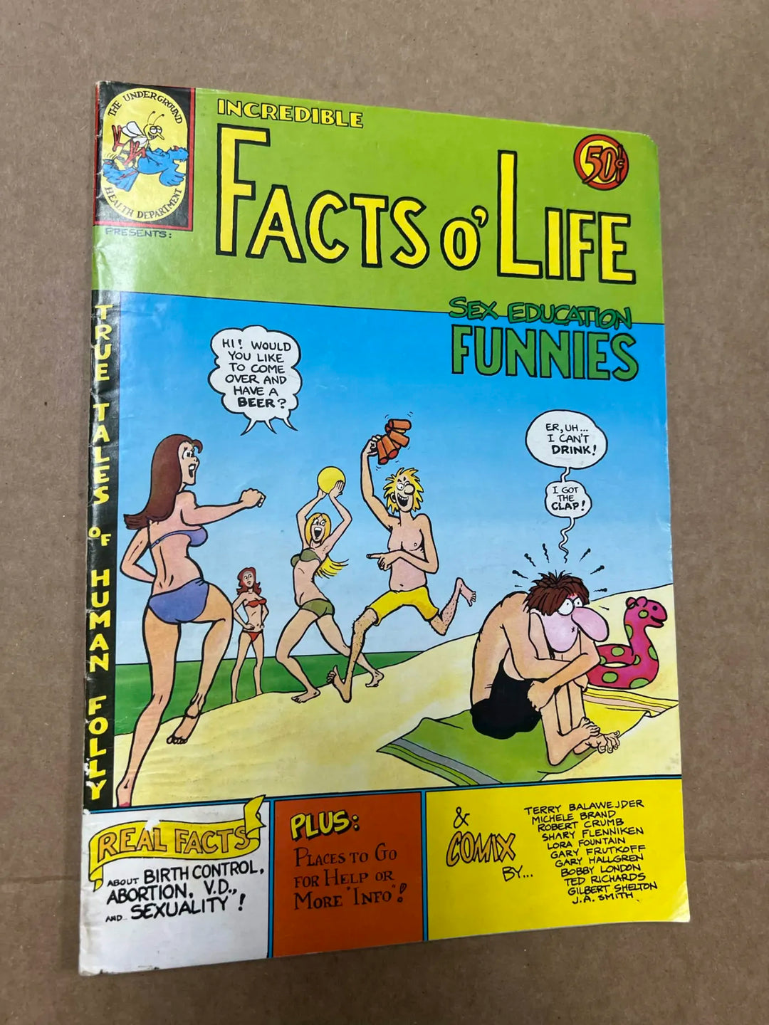 Facts o' Life Sex Educations Funnies Underground Comic 1972