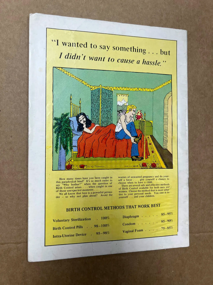 Facts o' Life Sex Educations Funnies Underground Comic 1972