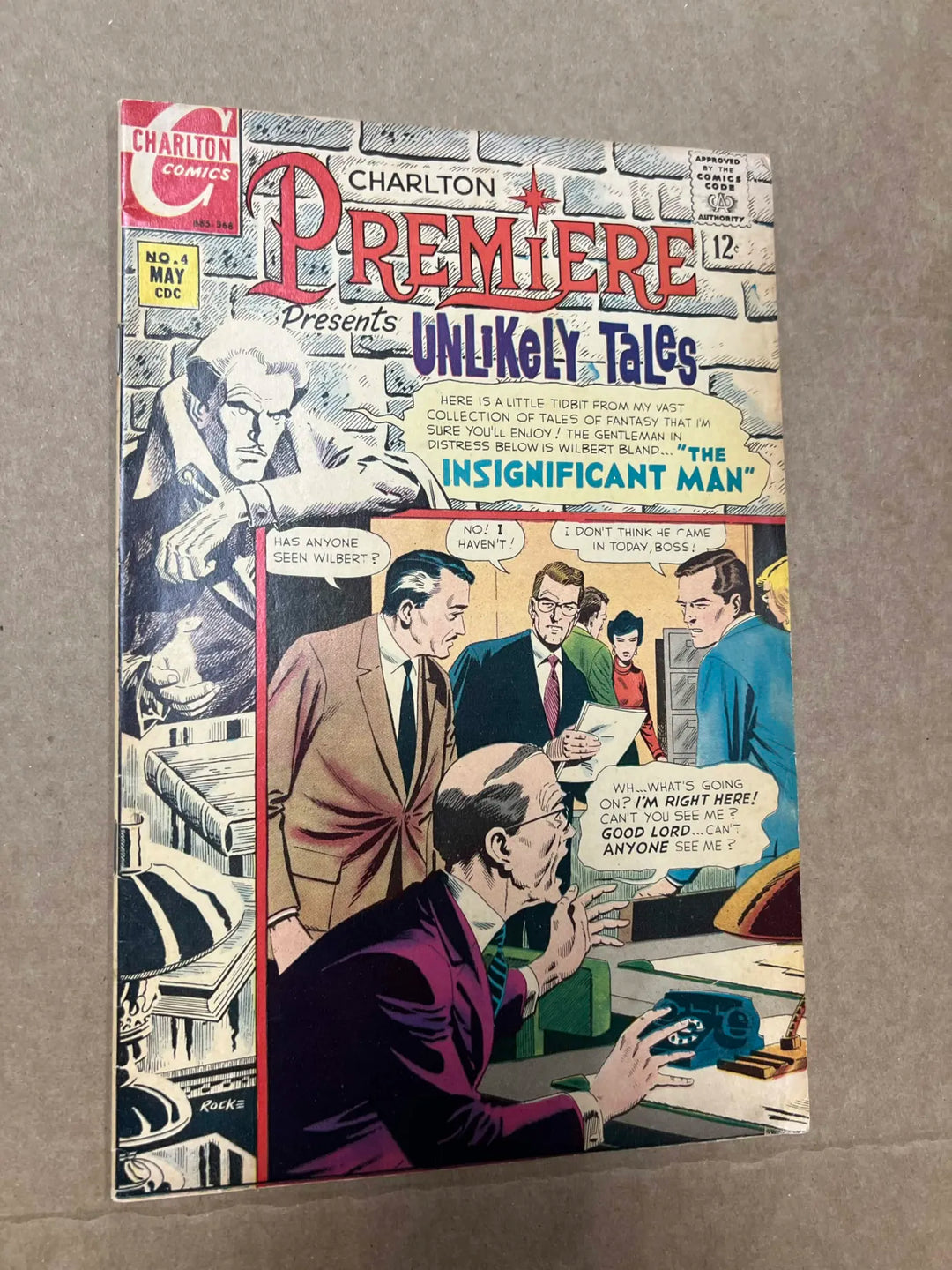 Charlton Premiere Presents Unlikely Tales #4 Charlton Comics 1968