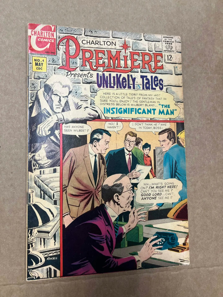 Charlton Premiere Presents Unlikely Tales #4 Charlton Comics 1968