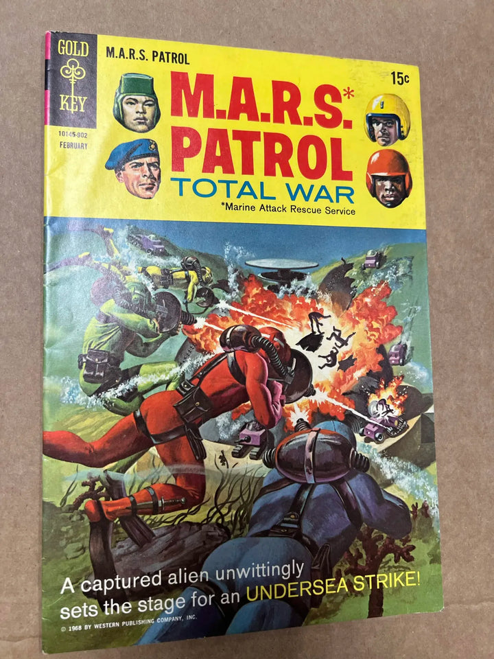 M.A.R.S. Patrol: Total War #8 Gold Key Comics 1968