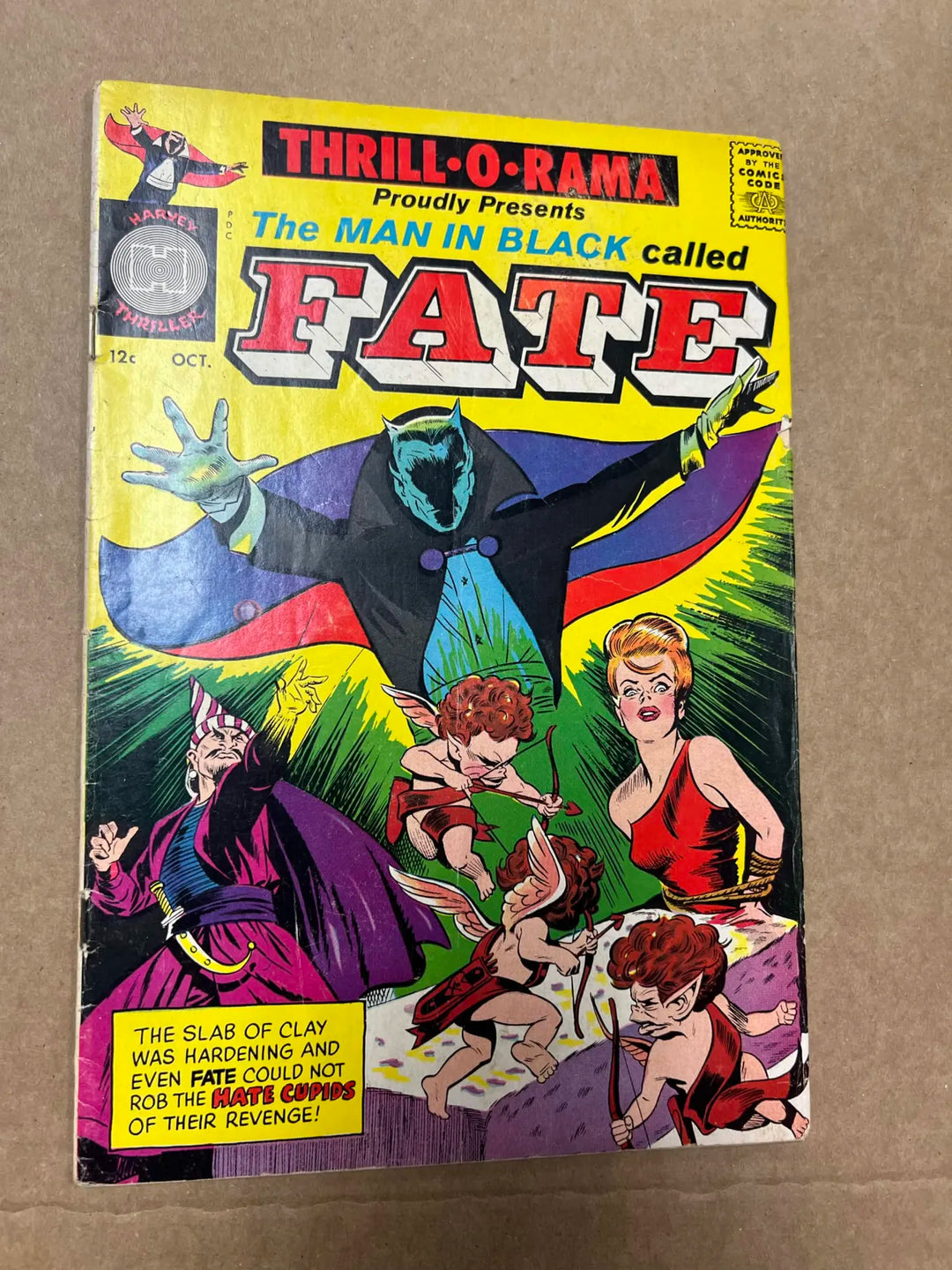 Thrill-O-Rama #1 The Man in Black Called FATE 1965 Harvey Comics