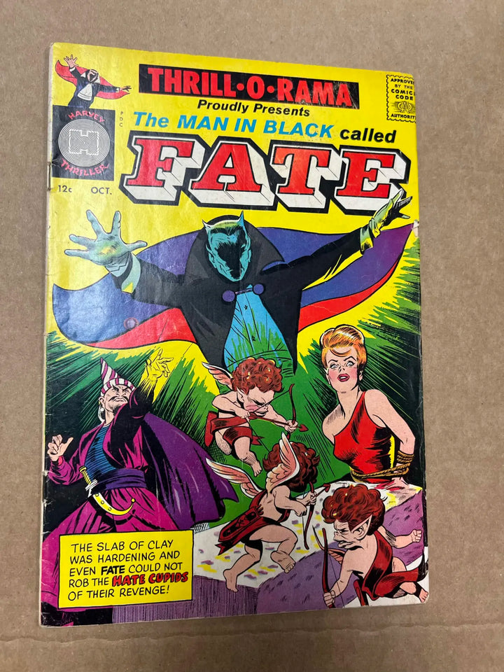 Thrill-O-Rama #1 The Man in Black Called FATE 1965 Harvey Comics