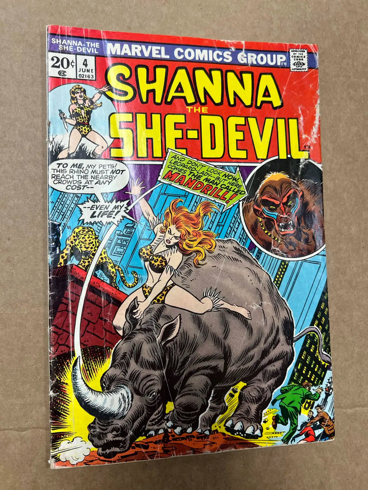 Shanna The She-Devil # 4 Marvel Comics 1973