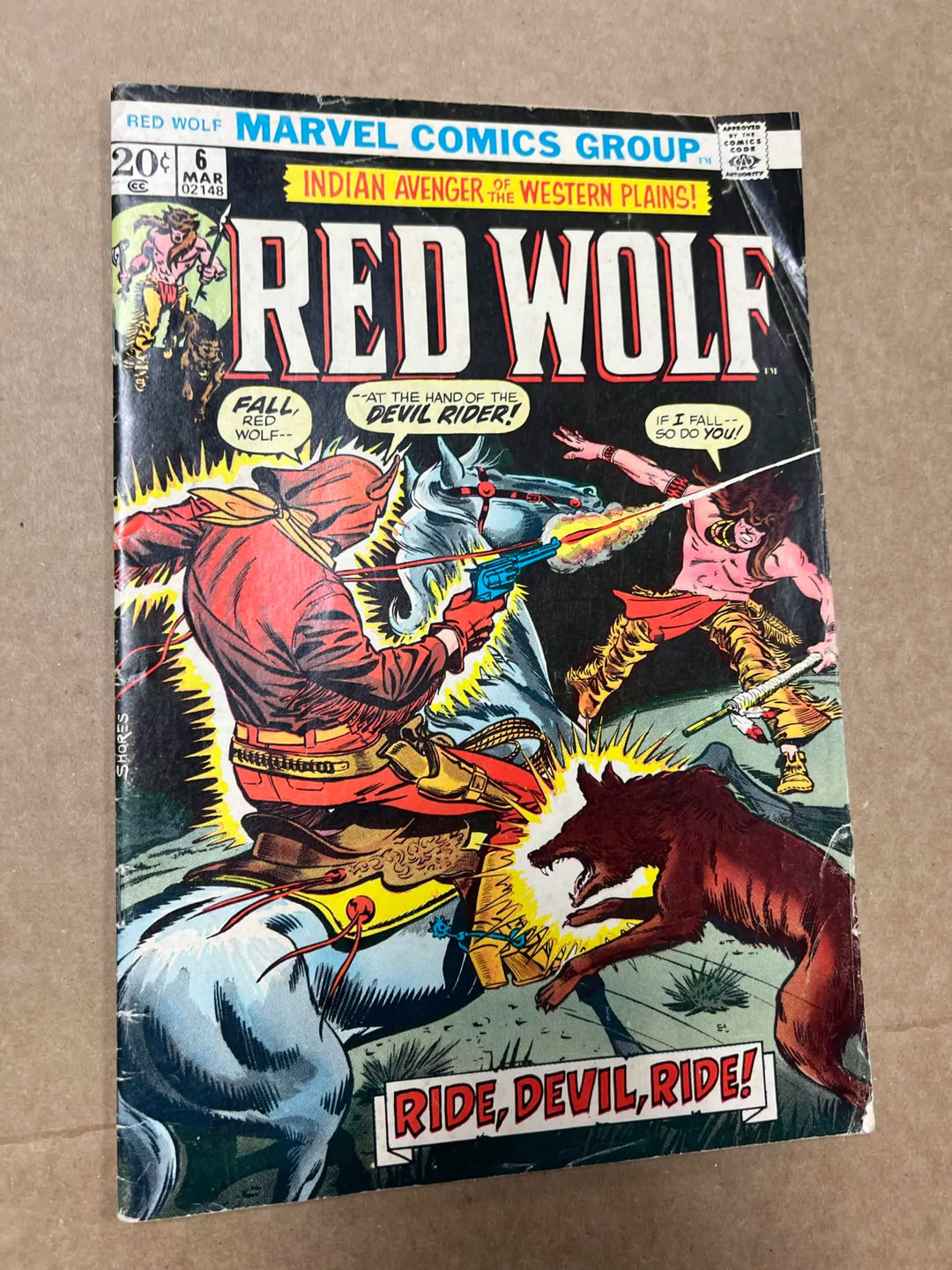 Red Wolf #6 Marvel Comics 1972