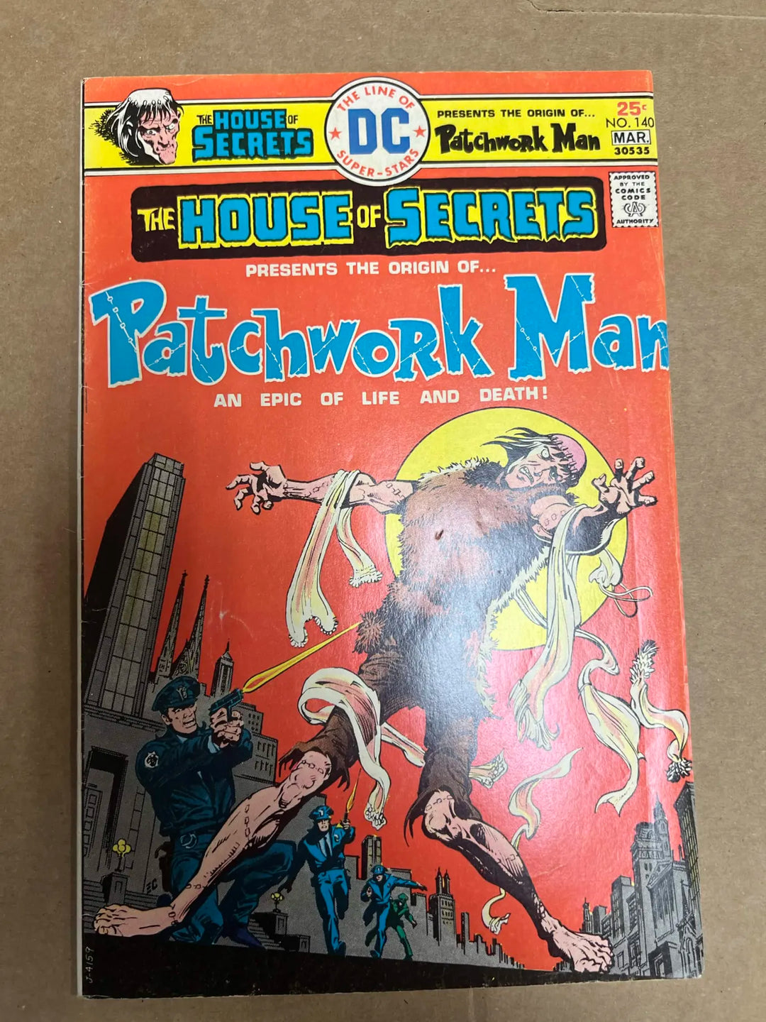 House of Secrets #140 1976 DC Comics Patchwork Man