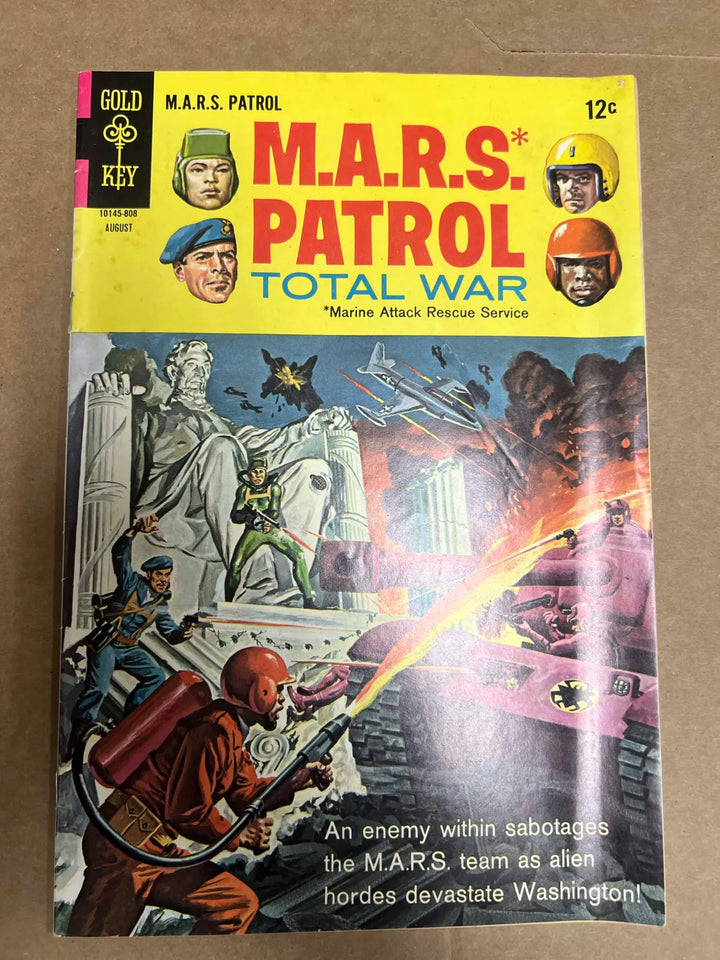 M.A.R.S. Patrol: Total War #6 Gold Key Comics 1968