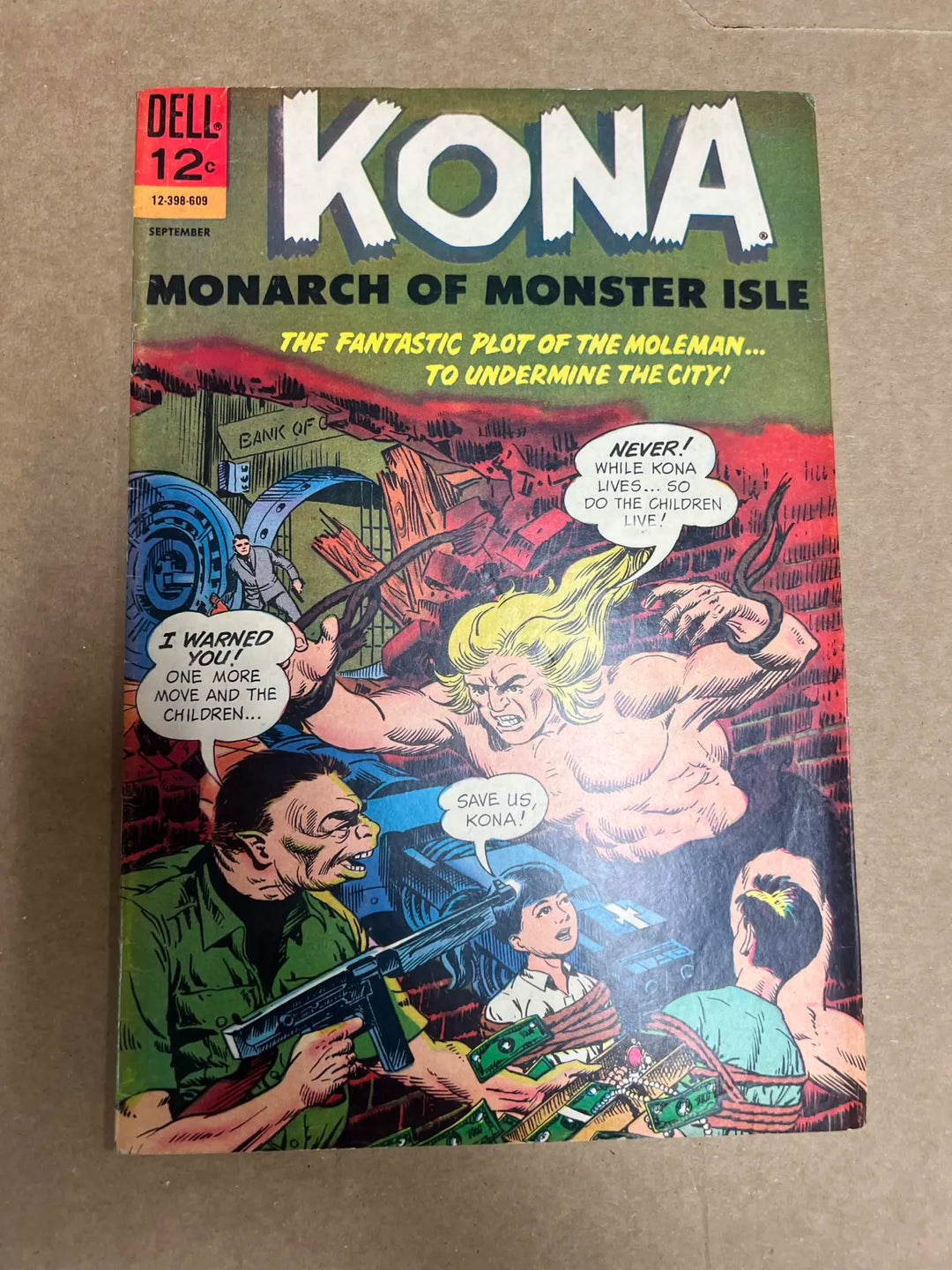 Kona Monarch of Monster Isle #19 Dell Comics 1966