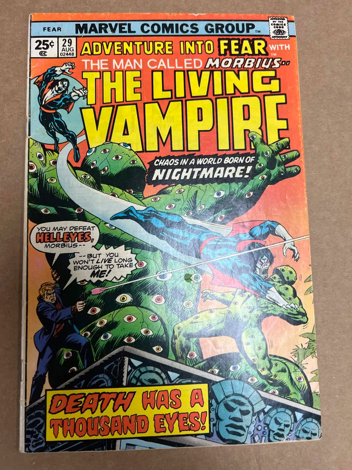 Adventure into Fear #29 Morbius the Living Vampire Marvel Comics